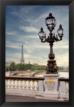 Framed View of Eiffel Tower Print