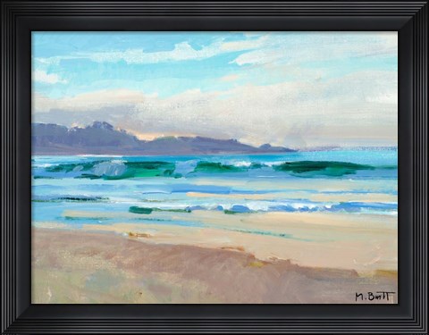Framed Carmel Beach Print
