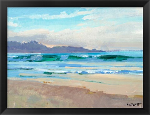 Framed Carmel Beach Print