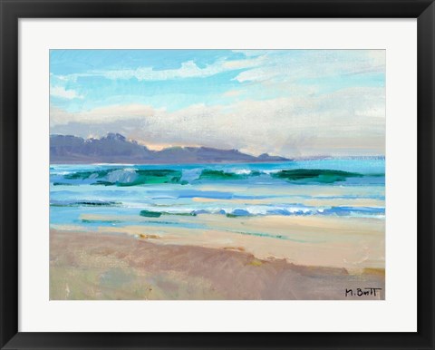 Framed Carmel Beach Print