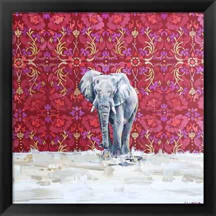 Framed Elephant Print