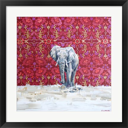 Framed Elephant Print