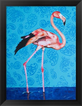 Framed Flamingo Print