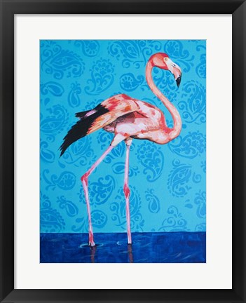 Framed Flamingo Print