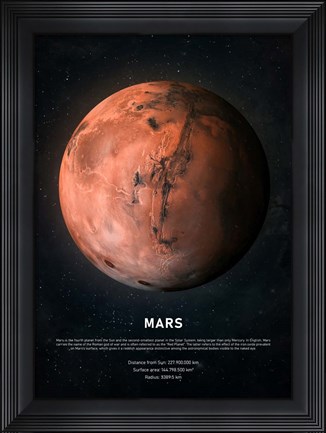 Framed Mars Print