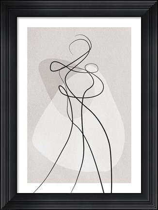 Framed Shape of You 4 Print