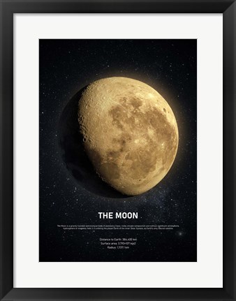 Framed Moon Print