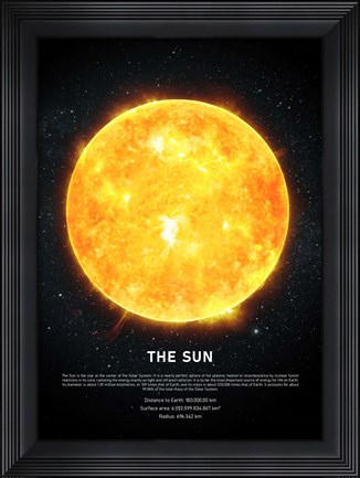 Framed Sun Print
