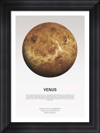 Framed Venus Light Print