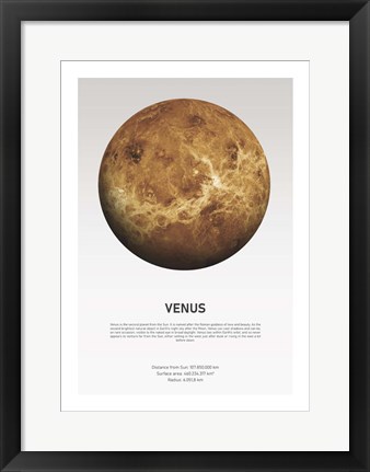 Framed Venus Light Print