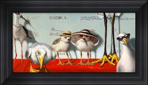 Framed Hampton Chicks Print