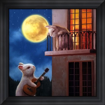 Framed Moonlight Serenade Print