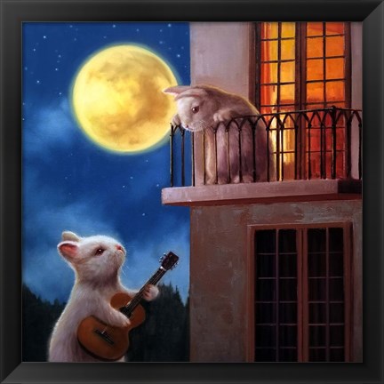 Framed Moonlight Serenade Print