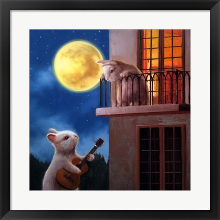 Framed Moonlight Serenade Print