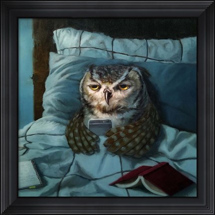 Framed Night Owl Print