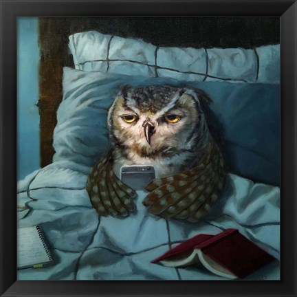 Framed Night Owl Print