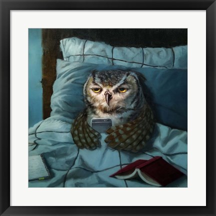 Framed Night Owl Print