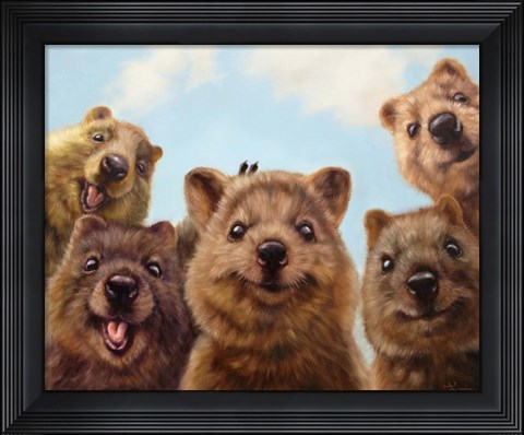 Framed Selfie Down Under No. 2 Print