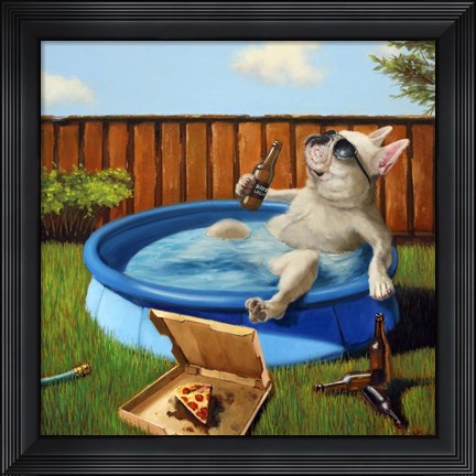 Framed When Human Is Away Print