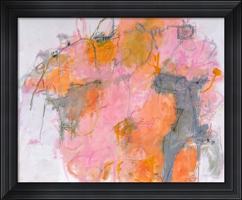 Framed Weaving The Energy Threads Print