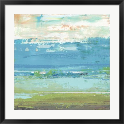 Framed Beach Wash No. 4 Print