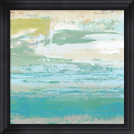 Framed Beach Wash No. 6 Print