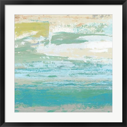 Framed Beach Wash No. 6 Print