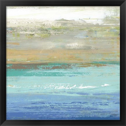 Framed Beach Wash No. 7 Print