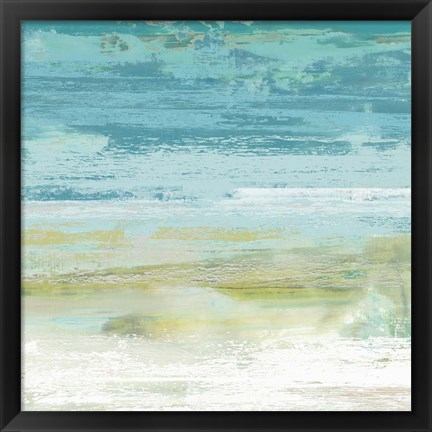 Framed Beach Wash No. 8 Print