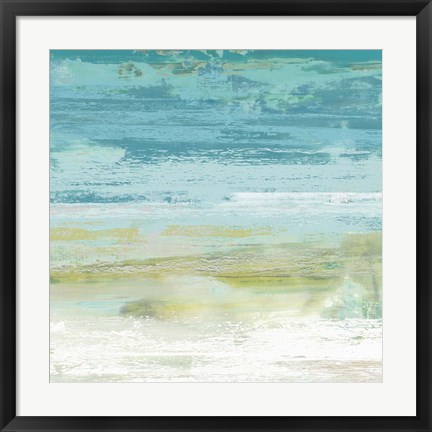 Framed Beach Wash No. 8 Print