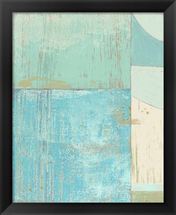 Framed Coastal Blues No. 2 Print