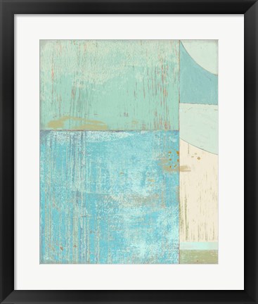 Framed Coastal Blues No. 2 Print