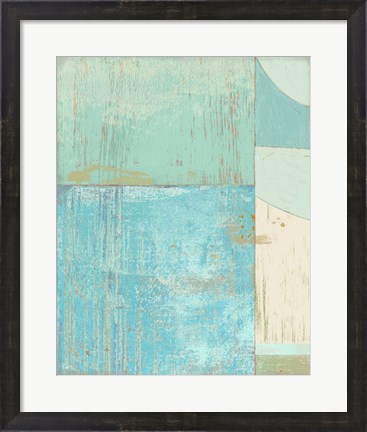 Framed Coastal Blues No. 2 Print