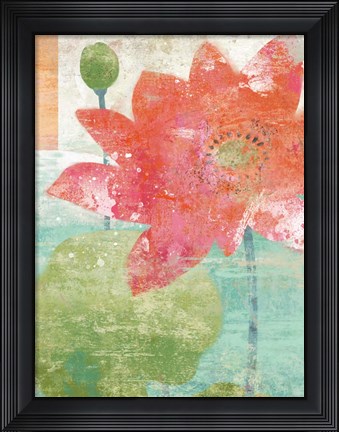 Framed Lotus No. 1 Print