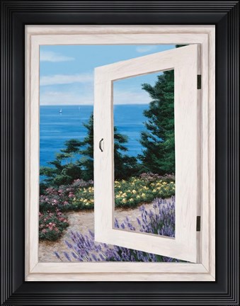 Framed Bay Window Vista II Print