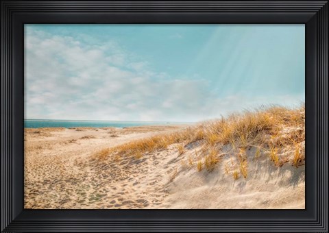 Framed Chatham Lighthouse Beach Print