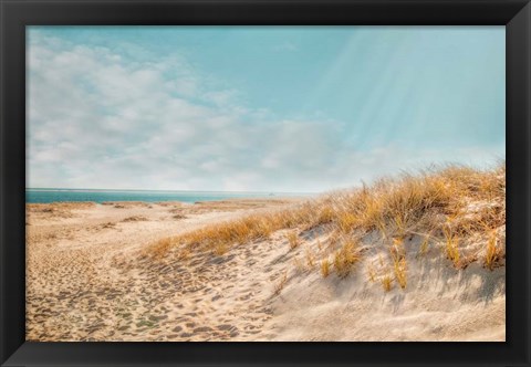 Framed Chatham Lighthouse Beach Print