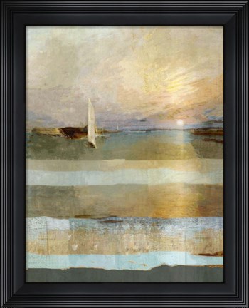 Framed Golden Print