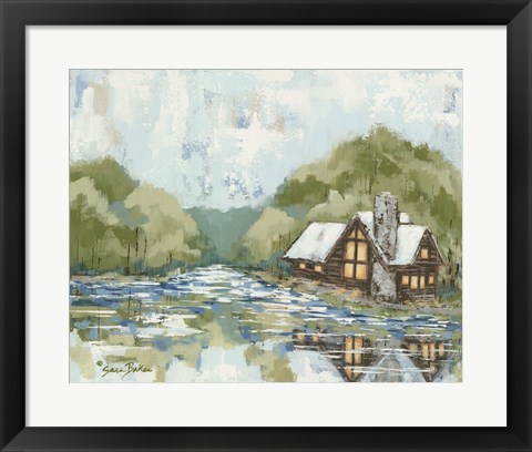 Framed Adventure Lake Print