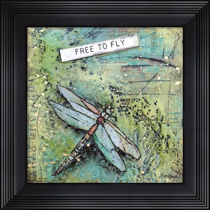 Framed Free to Fly Print