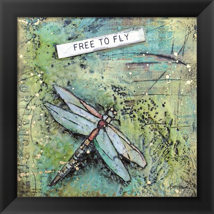 Framed Free to Fly Print