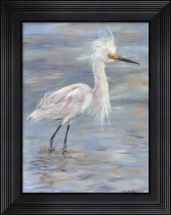Framed Egret Print