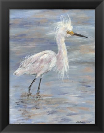 Framed Egret Print