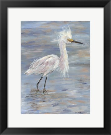 Framed Egret Print