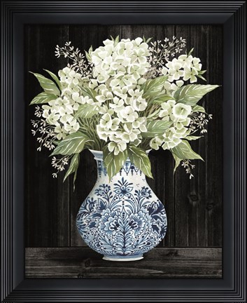 Framed Hydrangea Elegance Print