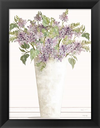 Framed Lilacs I Print