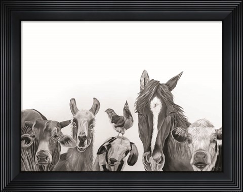 Framed Farm Crew Print