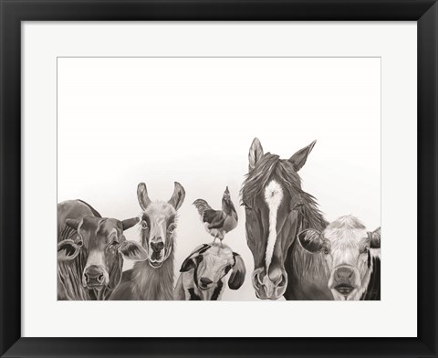 Framed Farm Crew Print