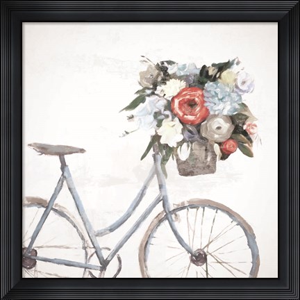 Framed Bicycle Reflections Print