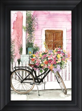 Framed Spring Bike Ride Print